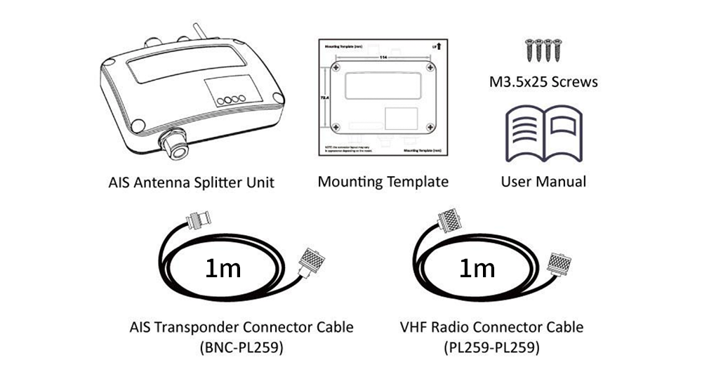 VHF/AIS アンテナスプリッター 画像③