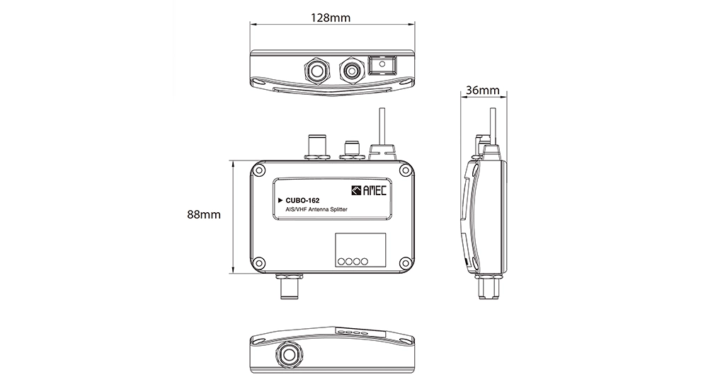 VHF/AIS アンテナスプリッター 画像④